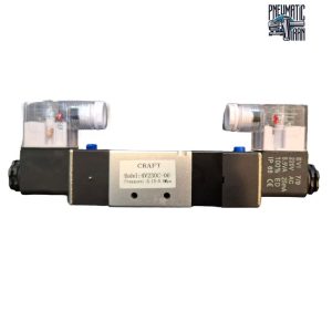 شیر برقی پنوماتیک ۱/۴-۵-۳ دو بوبین برند Craft مدل 4V230C-08