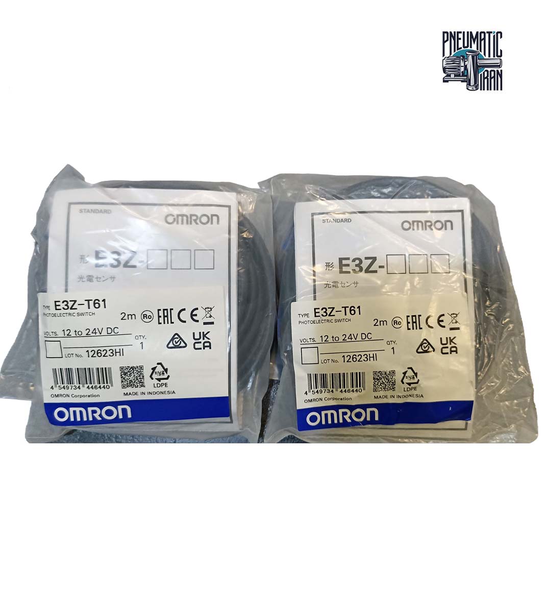 سنسور نوری مدل E3Z-T61 برند Omron (1)