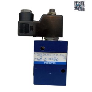 شیر برقی پنوماتیک Festo مدل MCH- 3 - 1/4 تک بوبین