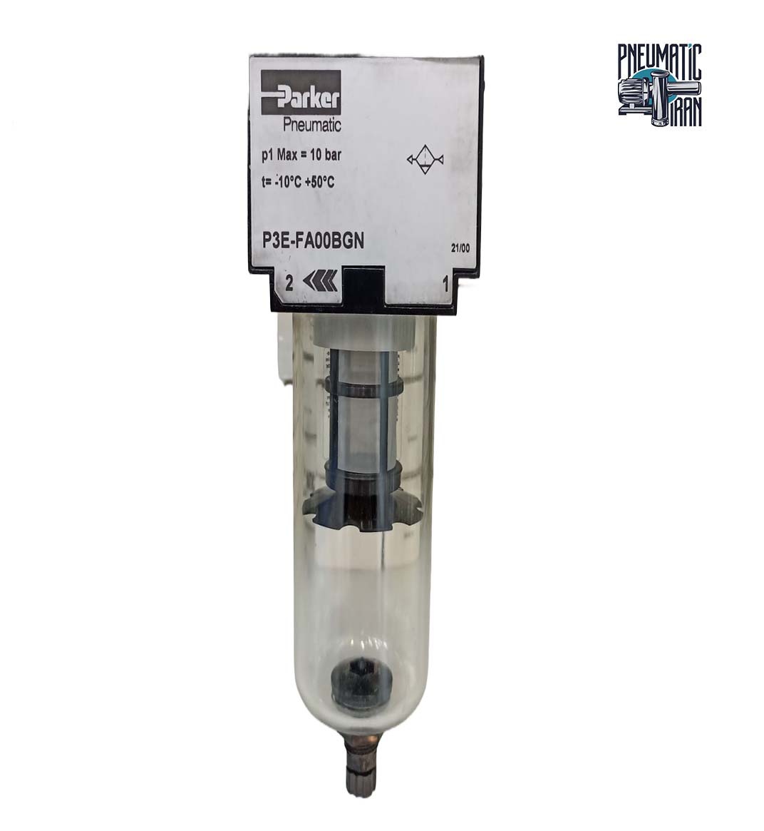 فیلتر هوای پنوماتیک مدل P3E-FA00BGN برند پارکر Parker (2)