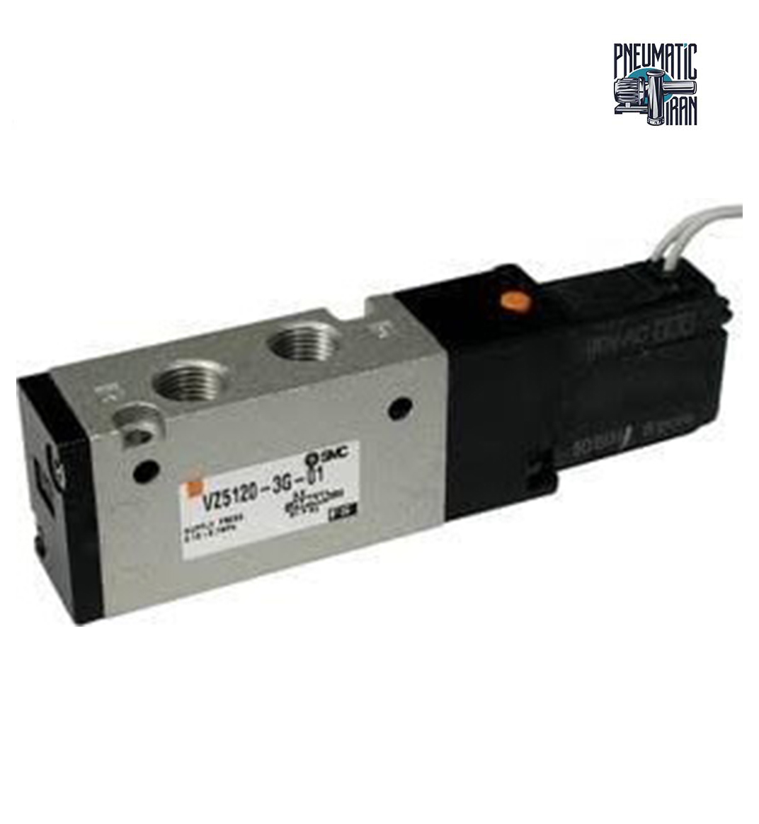 شیر برقی پنوماتیک 5-2 دو بوبین VZ5220-5MZB-01 برند SMC