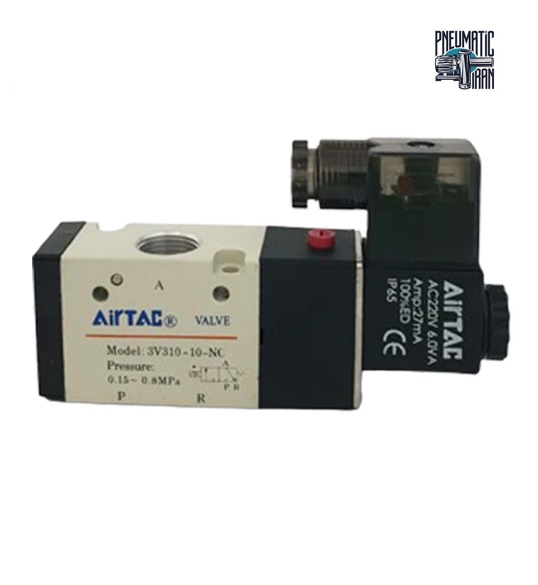 شیر برقی 2-3 سایز 83 ایرتک چینی (کلوز) برند Airtac