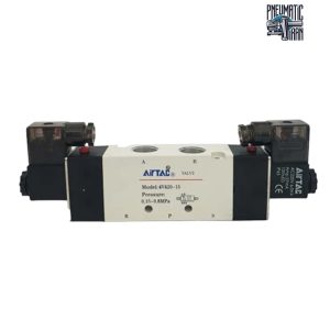 شیر برقی پنوماتیک 2-5 سایز ½ دوبل ایرتک Airtac