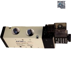 شیر برقی مدل 4V410-15 ایرتک 5/2 تک بوبین سایز 1/2 اینچ