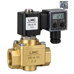 شیر برقی پنوماتیک 2-2 تایمردار VR-A-15 برند LMC