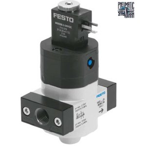 شیر برقی پنوماتیک مدل HEE-3/8-D-MINI-24 برند Festo