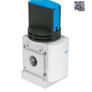 شیر قطع و وصل دستی پنوماتیک مدل MS6-EM1-3/8 برند Festo